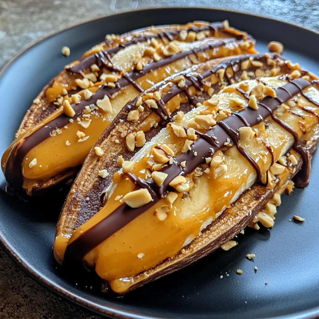 Frozen Banana Snickers