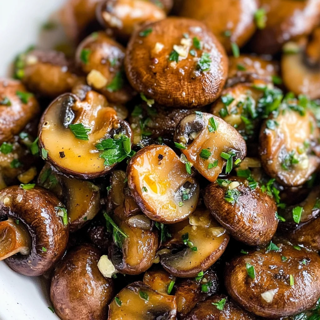 Garlic Butter Mushrooms & Onions