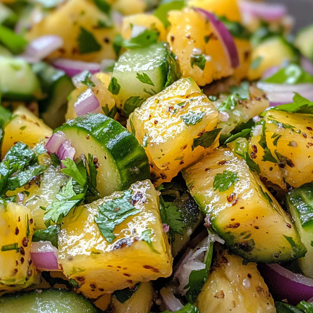 Pineapple Cucumber Salad