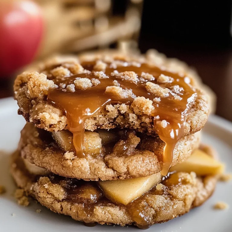 Salted Caramel Apple Pie Cookies