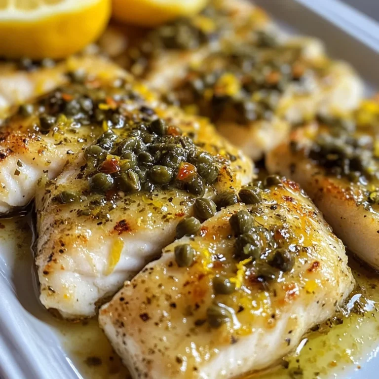 Simple Lemon Caper Sauce