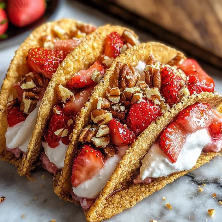 Strawberry Crunch Cheesecake Tacos