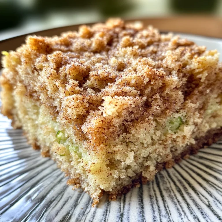 Zucchini Coffee Cake Recipe