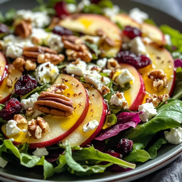 Autumn Harvest Honeycrisp Apple Feta Salad Recipe Delight