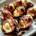 Beef Prosciutto Wrapped Mozzarella Bites: Savory Appetizer Delight