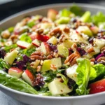 Chopped Autumn Salad with Apple Cider Dressing