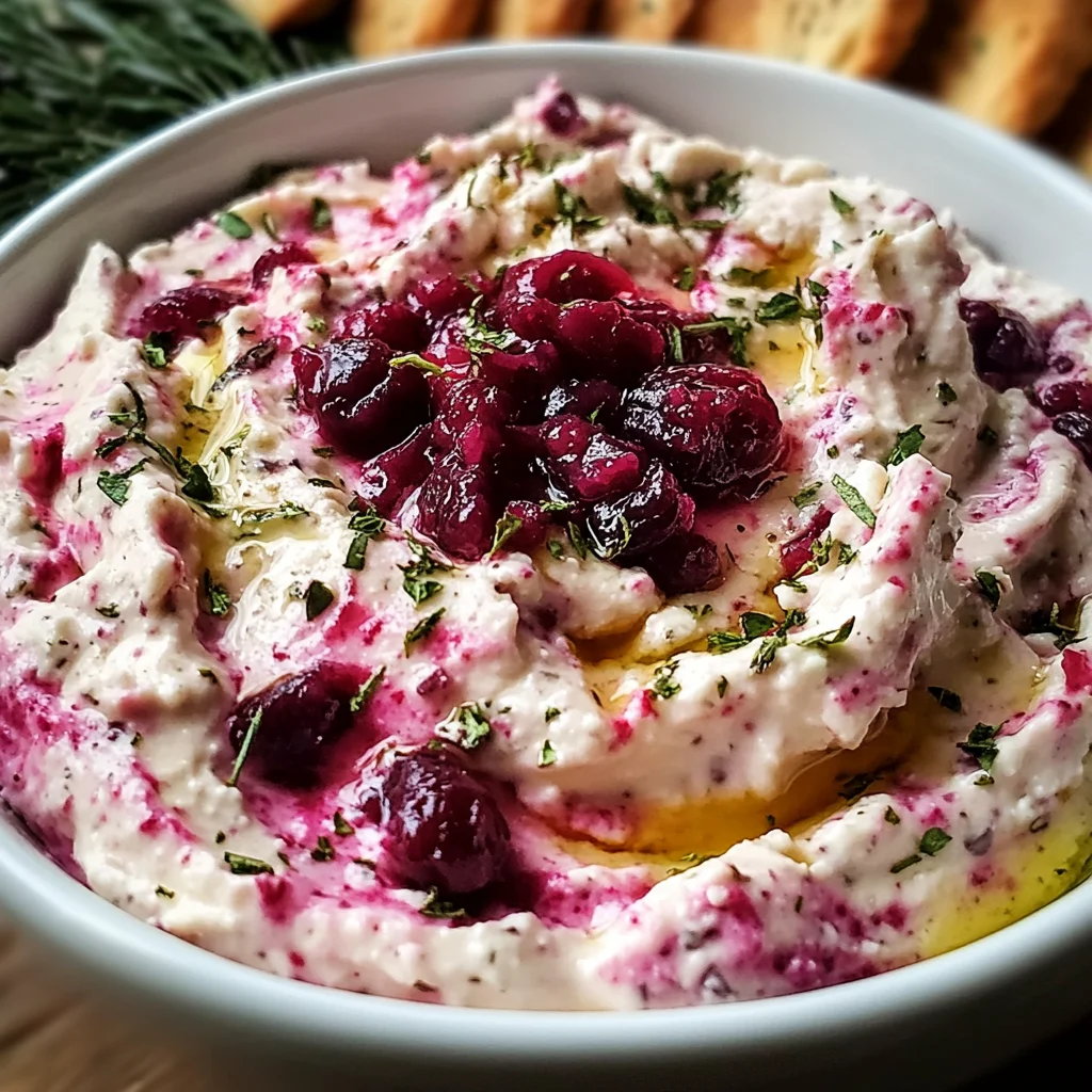 Cranberry Whipped Feta Dip: A Festive Holiday Appetizer
