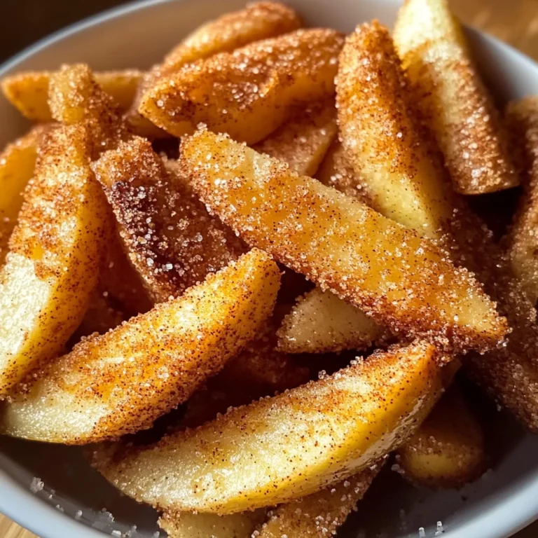 Crispy Air Fryer Apple Fries Recipe – Sweet & Healthy Snack!