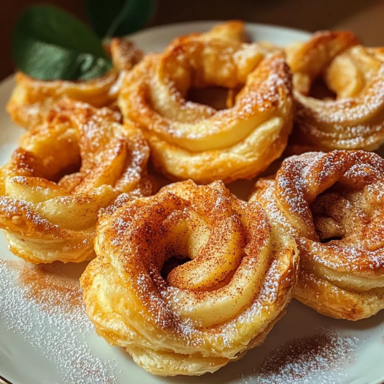 Crispy Puff Pastry Apple Rings Recipe - Delicious & Easy!
