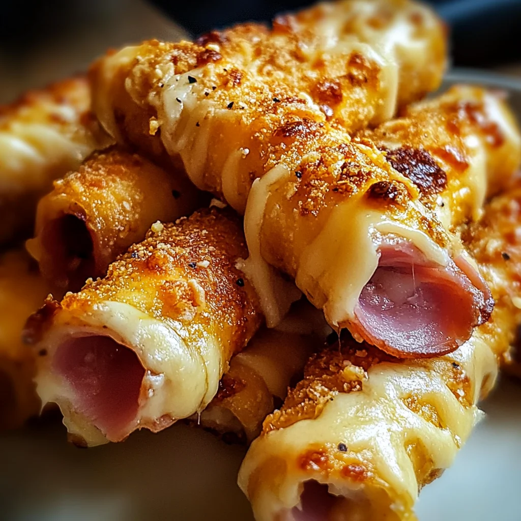 Delicious Beef Ham and Cheese Sticks - Easy Snack Recipe
