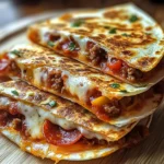 Delicious Beef Pepperoni Pizza Quesadillas Recipe to Savor