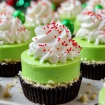 Delicious Grinch Mini Cheesecakes for Holiday Cheer