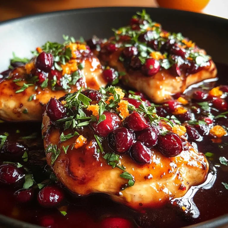 Delicious Skillet Cranberry Orange Chicken Recipe to Try!