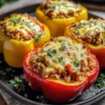 Delicious Stuffed Peppers Deluxe: No More Soggy Peppers!