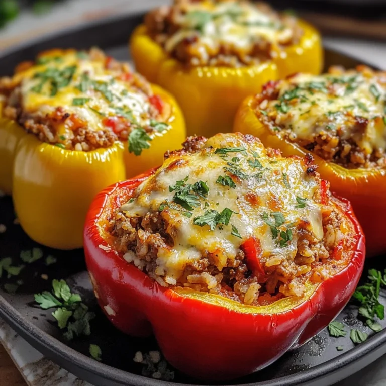 Delicious Stuffed Peppers Deluxe: No More Soggy Peppers!