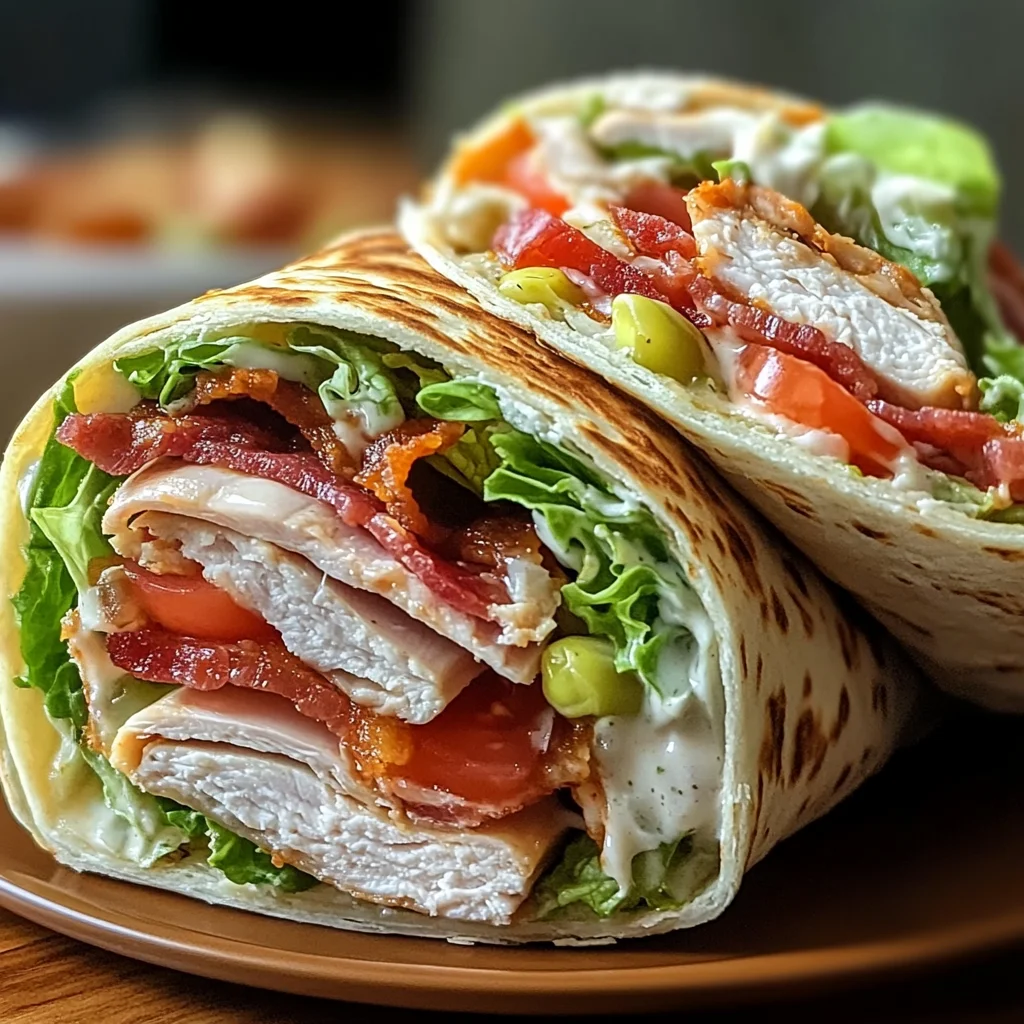 Delicious Turkey Ranch Club Wrap Recipe for Quick Lunches