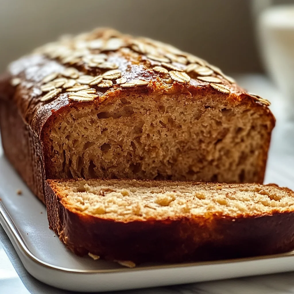 Easy Honey Cinnamon Oatmeal Bread Recipe for Breakfast Delight