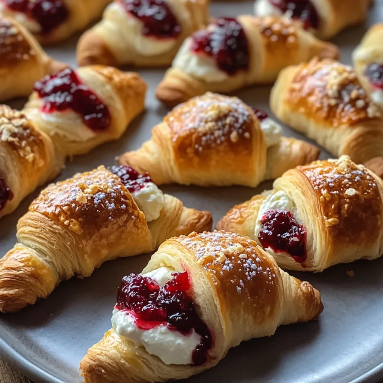 Irresistible Cranberry Cream Cheese Crescent Bites