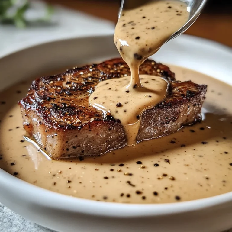Savory Peppercorn Sauce: Creamy Steak Perfection Recipe